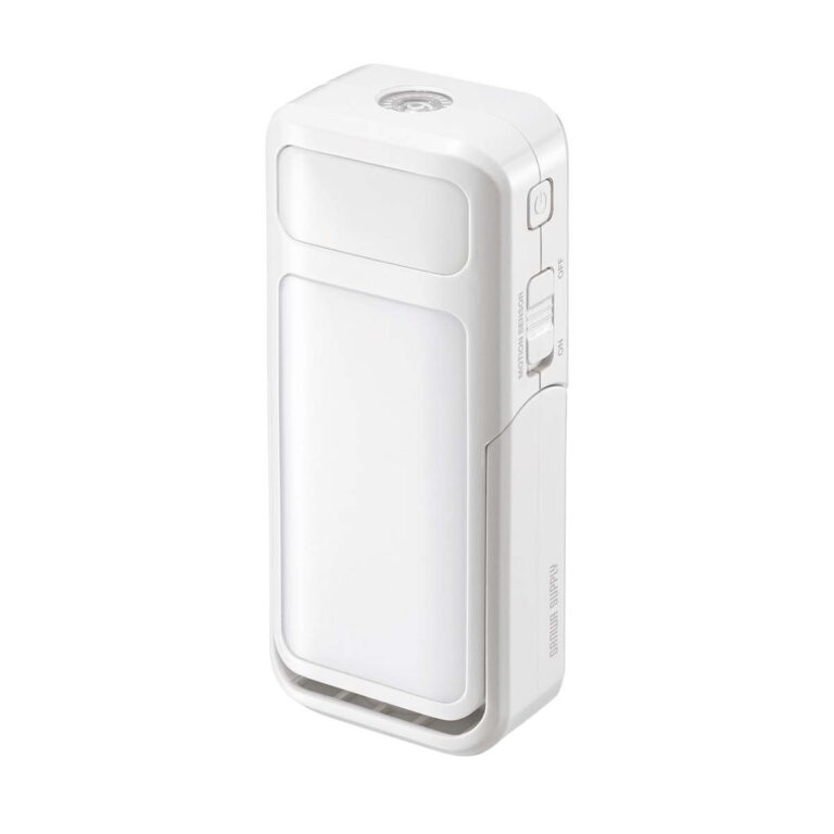 LED-SL1 充電式LED 人感明暗センサーライト ¥4,070／サンワサプライ