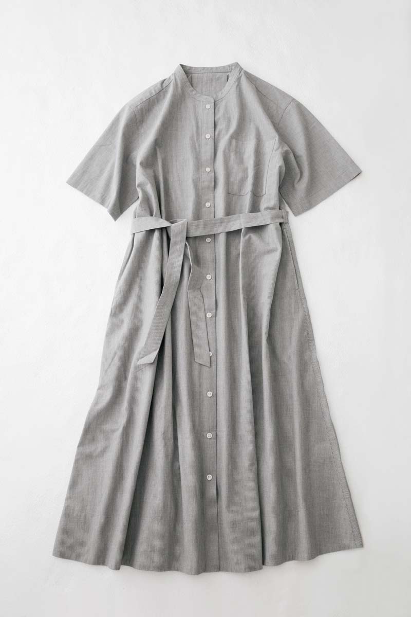 涼感 半袖シャツワンピース¥5,990／無印良品（無印良品 銀座）
