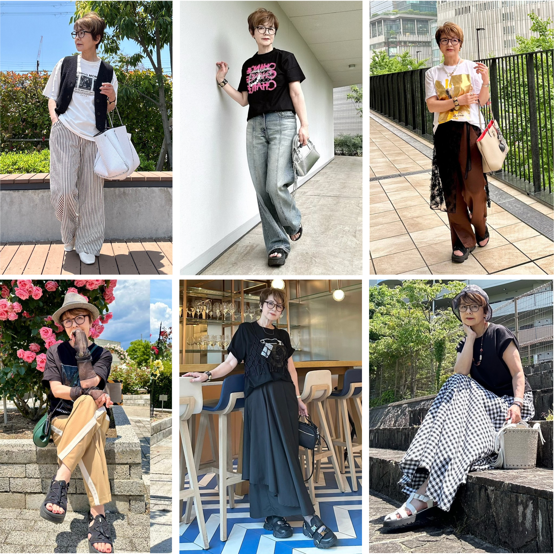 C6049 Tシャツ×パンツコーデ b957106e2e7a96408499d6f6bef287
