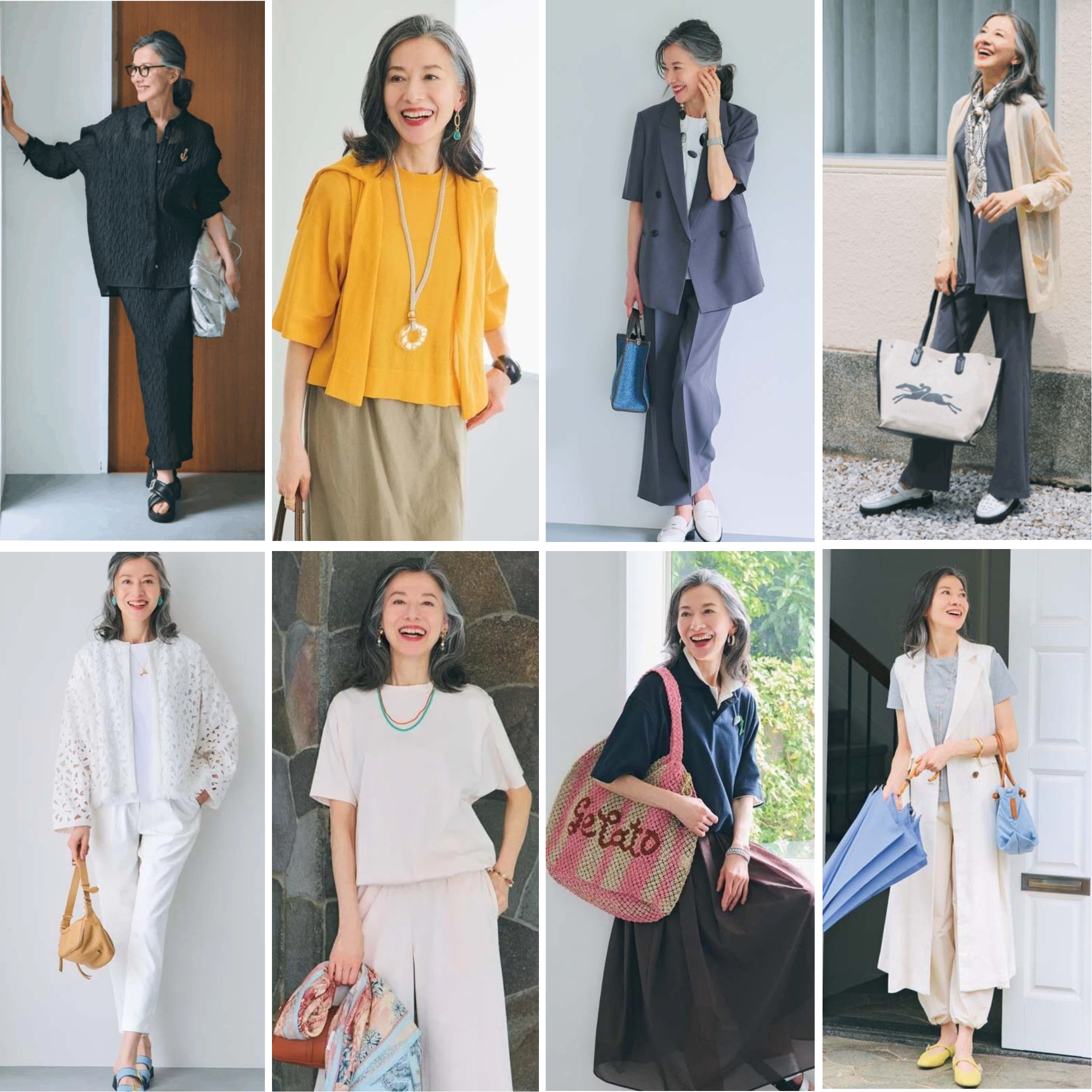 60代の涼ファッション