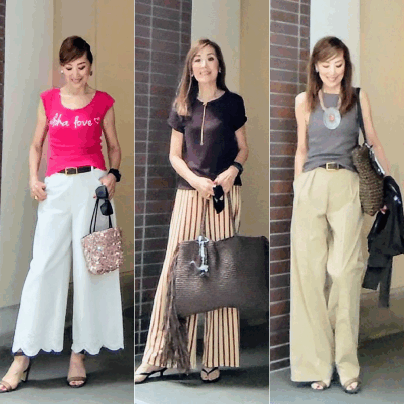 【60代のプチプラ】この夏のボトムスは「GU」「ZARA」「H＆M」が狙い目！ 動きやすく美脚を叶えるプチプラボトムスコーデ3選