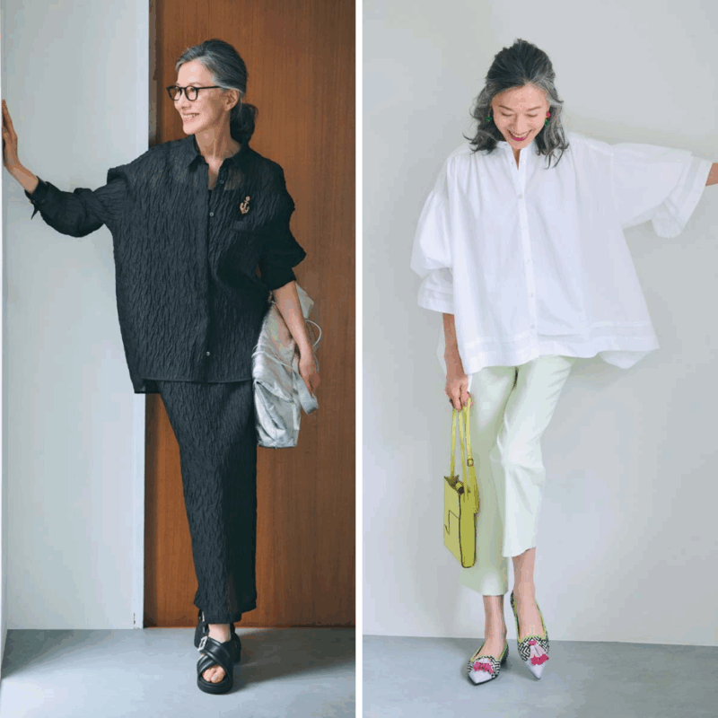 【60代ファッション】 この夏着たい！風通しのいい涼やか服で、汗ばむ季節も快適に！