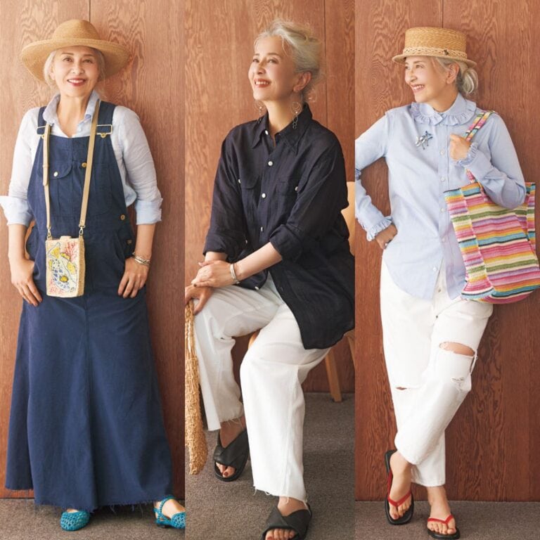アンナ流 夏のあか抜け ブラウス＆シャツコーデ