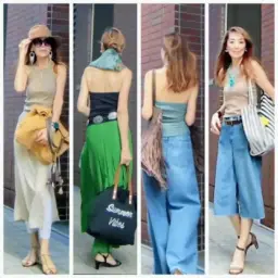 【60代ファッション】夏は「ユニクロ」のブラトップで涼やかに！二の腕を品よくカバーするタンクトップ＆ホルターネックコーデ4選
