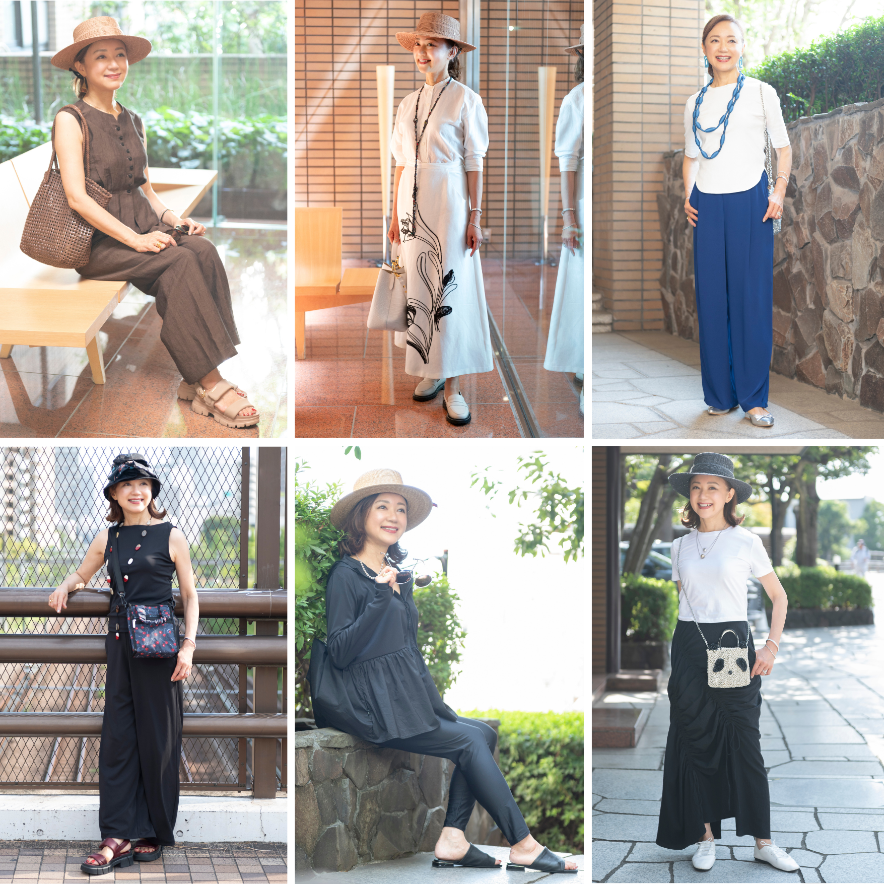60代夏から秋のスイッチコーデ