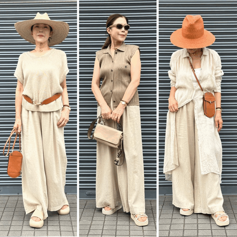 MOTOMIさんの「ZARA」ワイドパンツコーデ3選