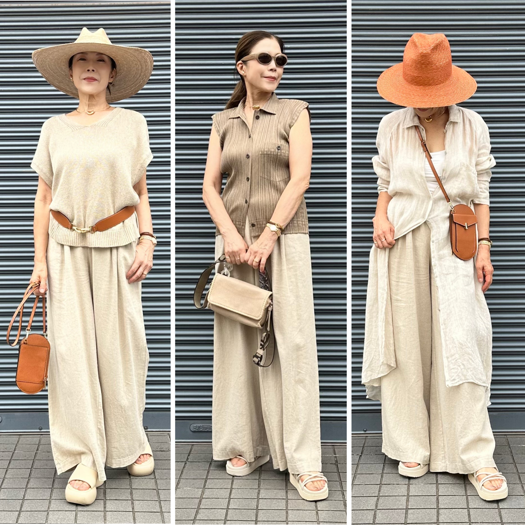 MOTOMIさんの「ZARA」ワイドパンツコーデ3選