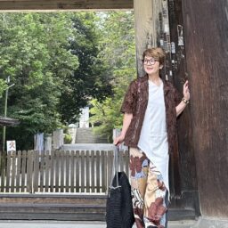 「しまむら」のセットアップのジャケットを使ったコーディネート