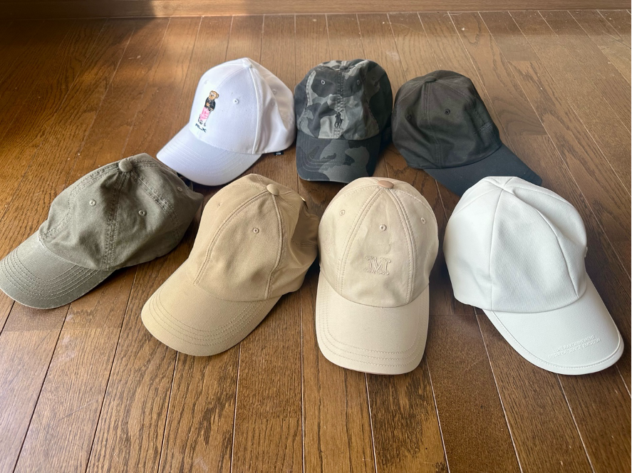 桜井智子さんのキャップコレクション