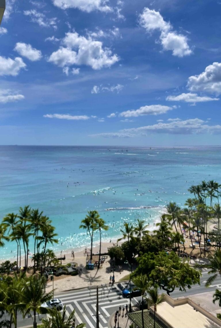 ハワイの海