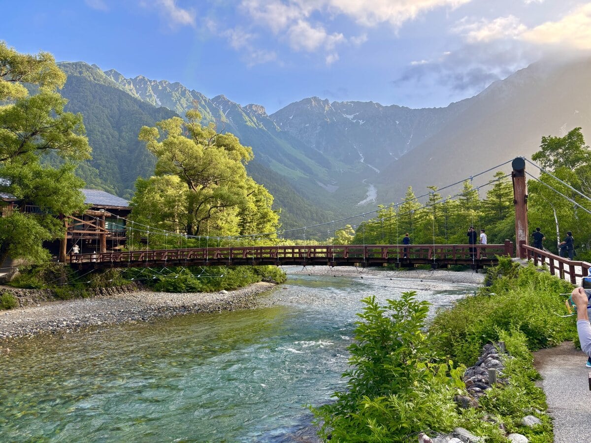 長野　上高地　河童橋