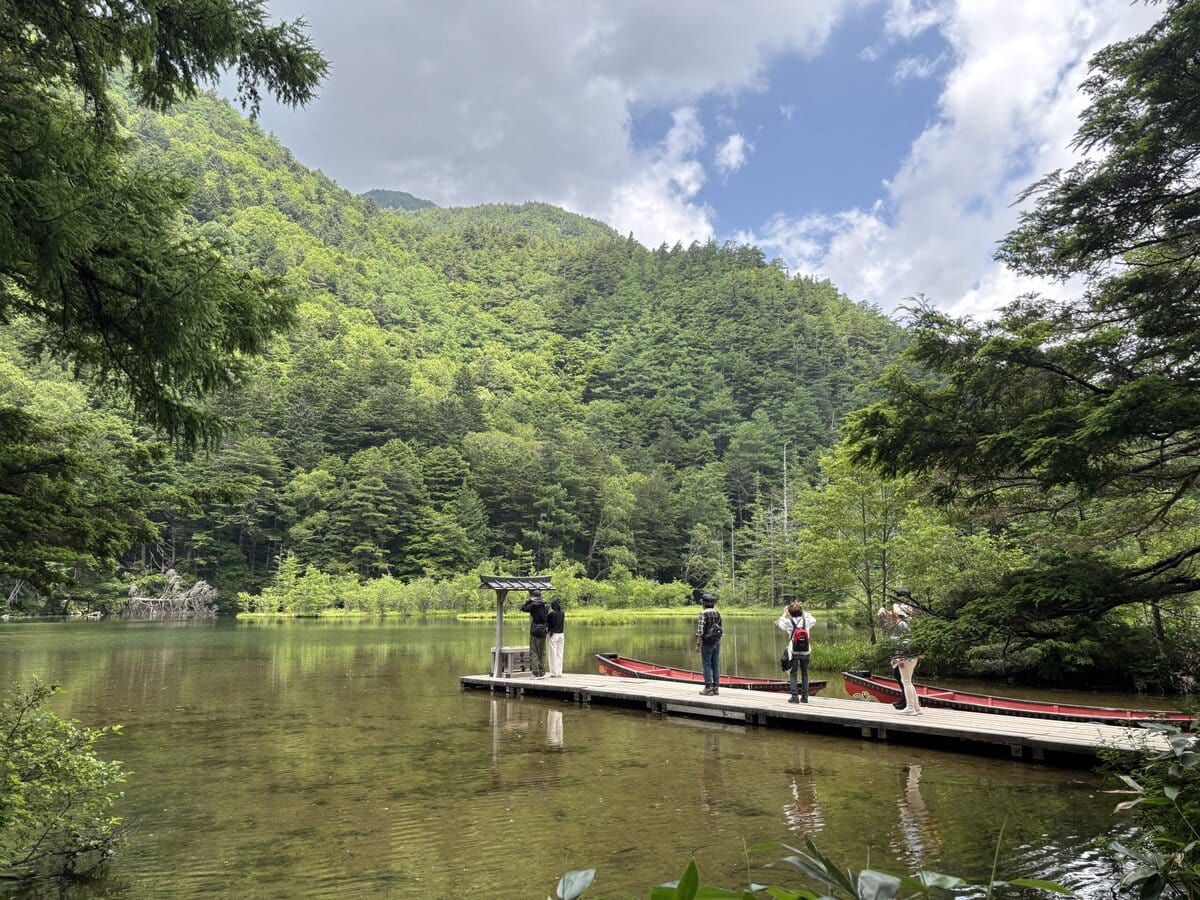 長野　上高地　明神池