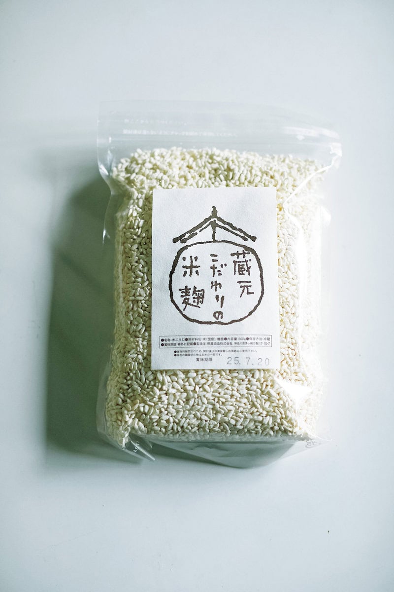 蔵元こだわりの米麹（500g）¥864／熊澤酒造