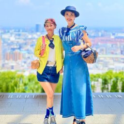 デニムアイテムを軸にしたリンクコーデ