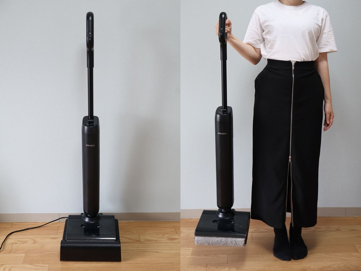 【水拭き掃除機】AquaX Plus アクアエックスプラス　ブラック Amazon | Mindoo AquaX Plus ・ ミンドーアクアエックスプラス 水