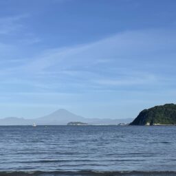 朝の海