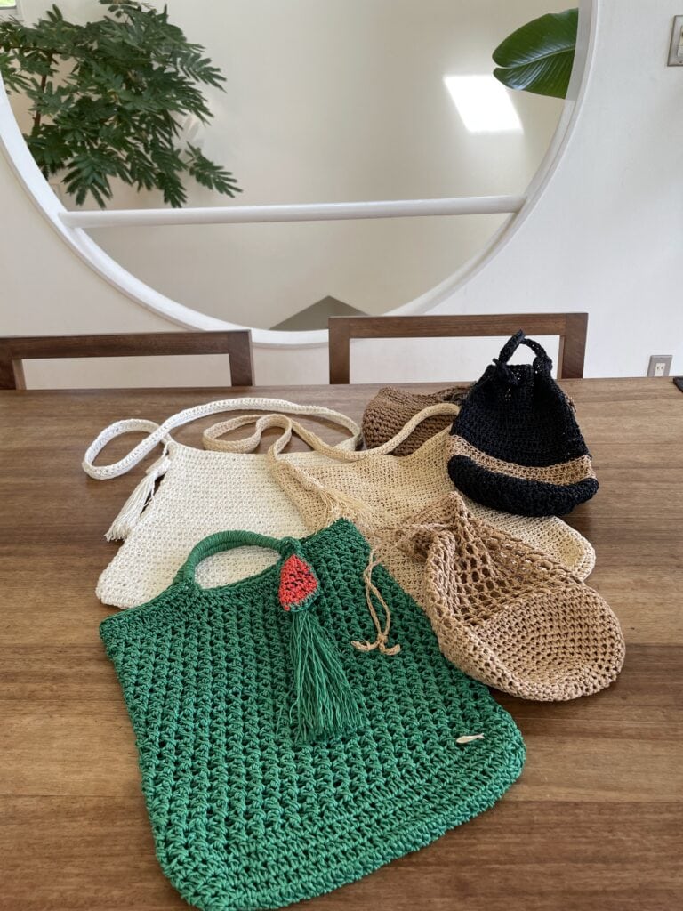 編み物の作品