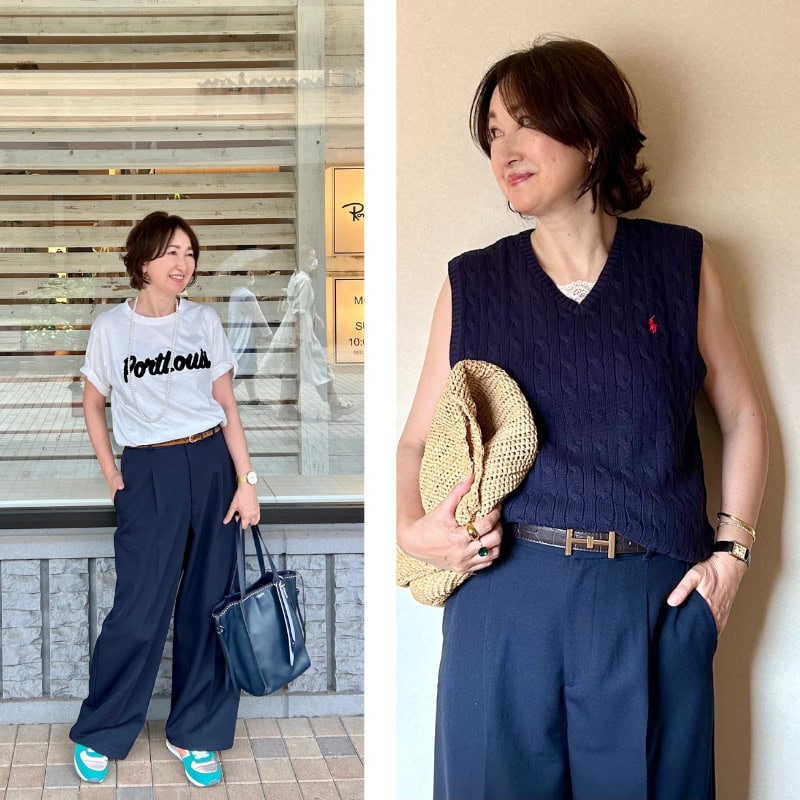 【60代ファッション】夏のアウトレットお出かけ＆お買い物を満喫！