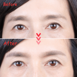 豊田真由美さんの眉毛のbefore→after