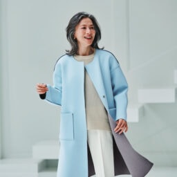 美配色２WAYコートNW　￥9,990～　M～３L