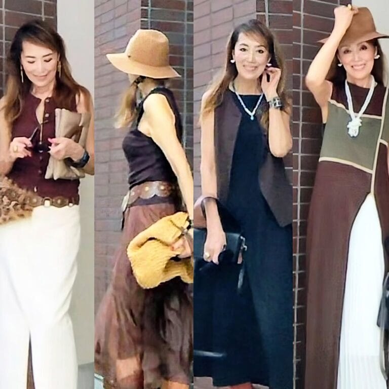 reikoさん秋のブラウンコーデ