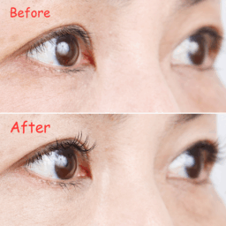 ケサランパサラン　アイラッシュデザイニング　before→after