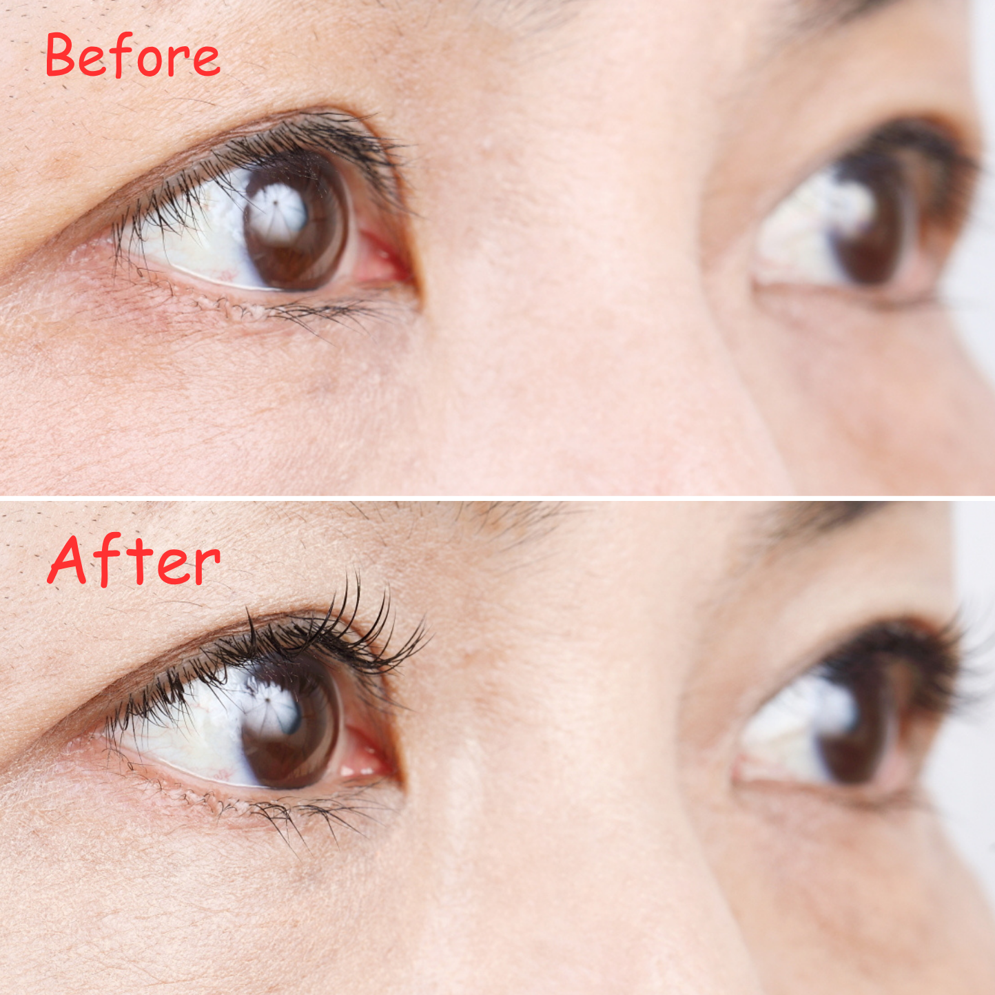 ケサランパサラン　アイラッシュデザイニング　before→after
