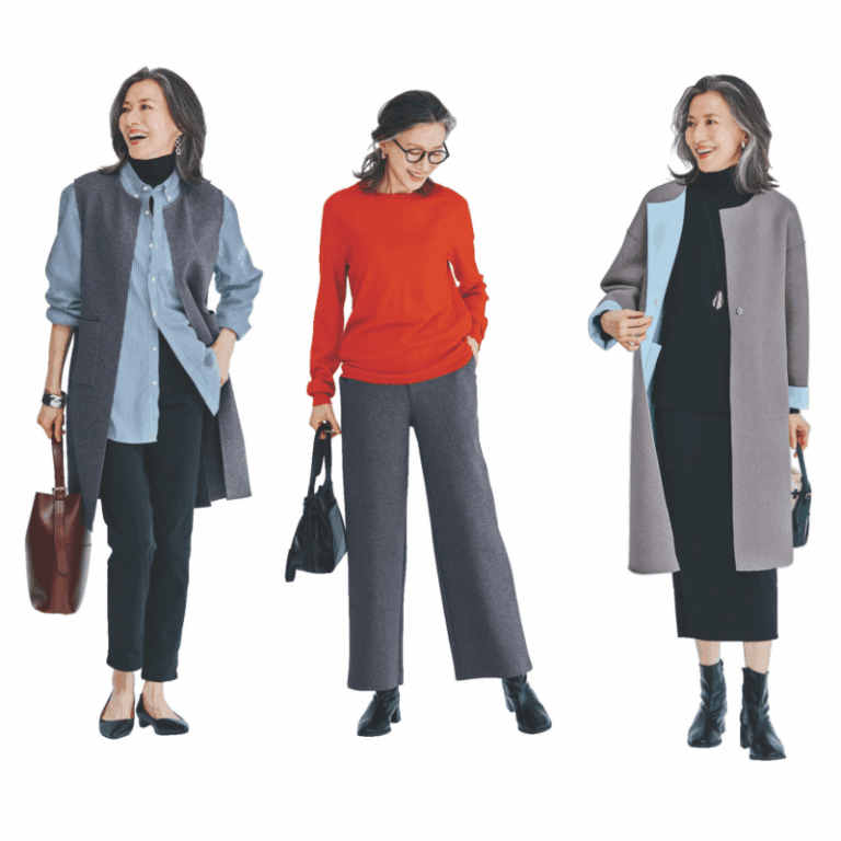 【第1位】60代が欲しい服が見つかる！洒落見えが叶う『素敵なあの人』×「scroll_coop」特別コラボ3アイテムをチェック！