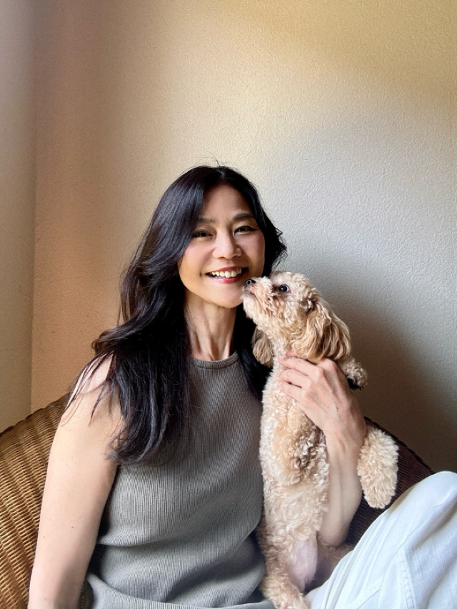 桜井智子さんと愛犬