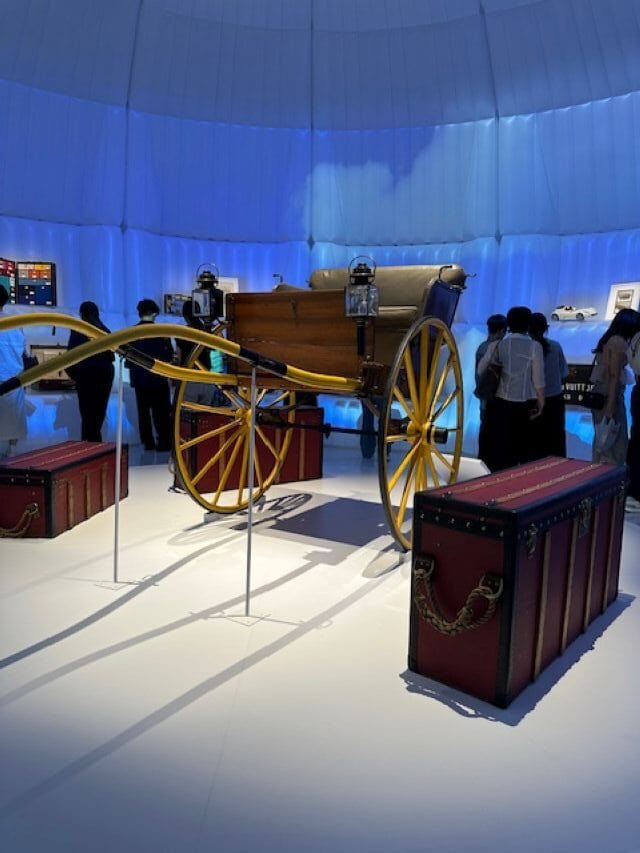 ルイ・ヴィトン『ビジョナリー・ジャーニー』展　モエ・シャンドンの婦人用馬車