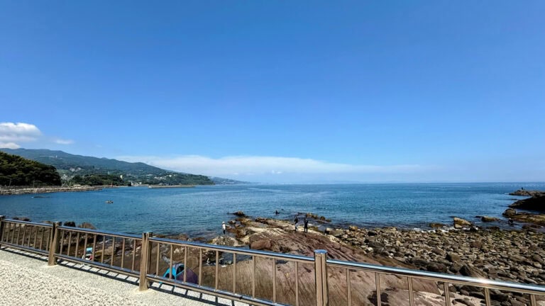 琴ヶ浜の全景