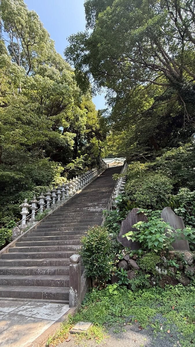 小松石の階段