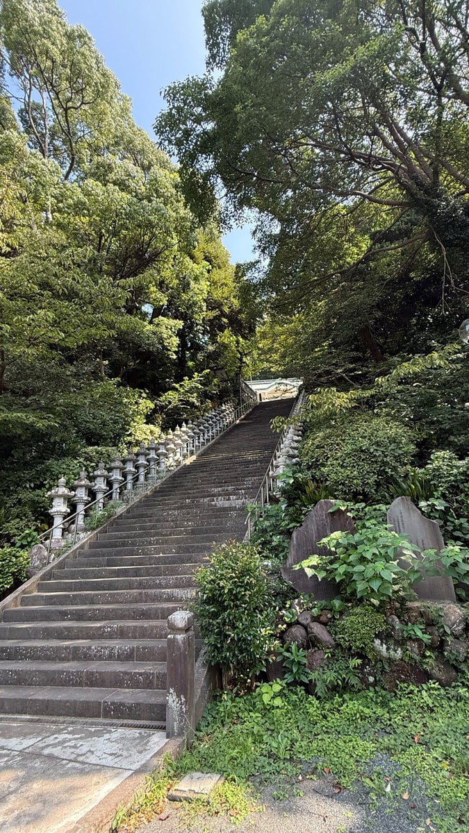 小松石の階段