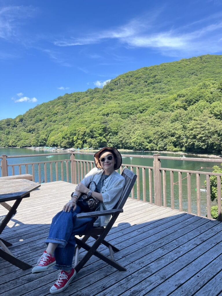ボートハウスからの中禅寺湖