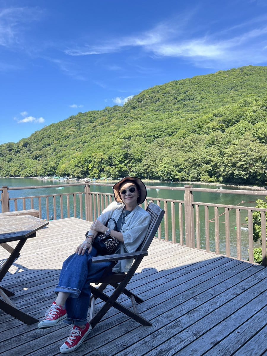 ボートハウスからの中禅寺湖
