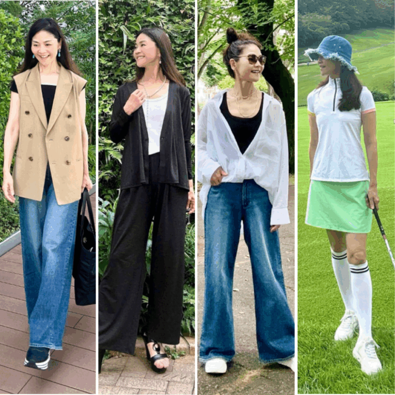 【50代ライフスタイル＆ファッション】やりたいことをするのはいま！ライフスタイルで心がけていることと、ゴルフウェアほかお気に入りファッション10選