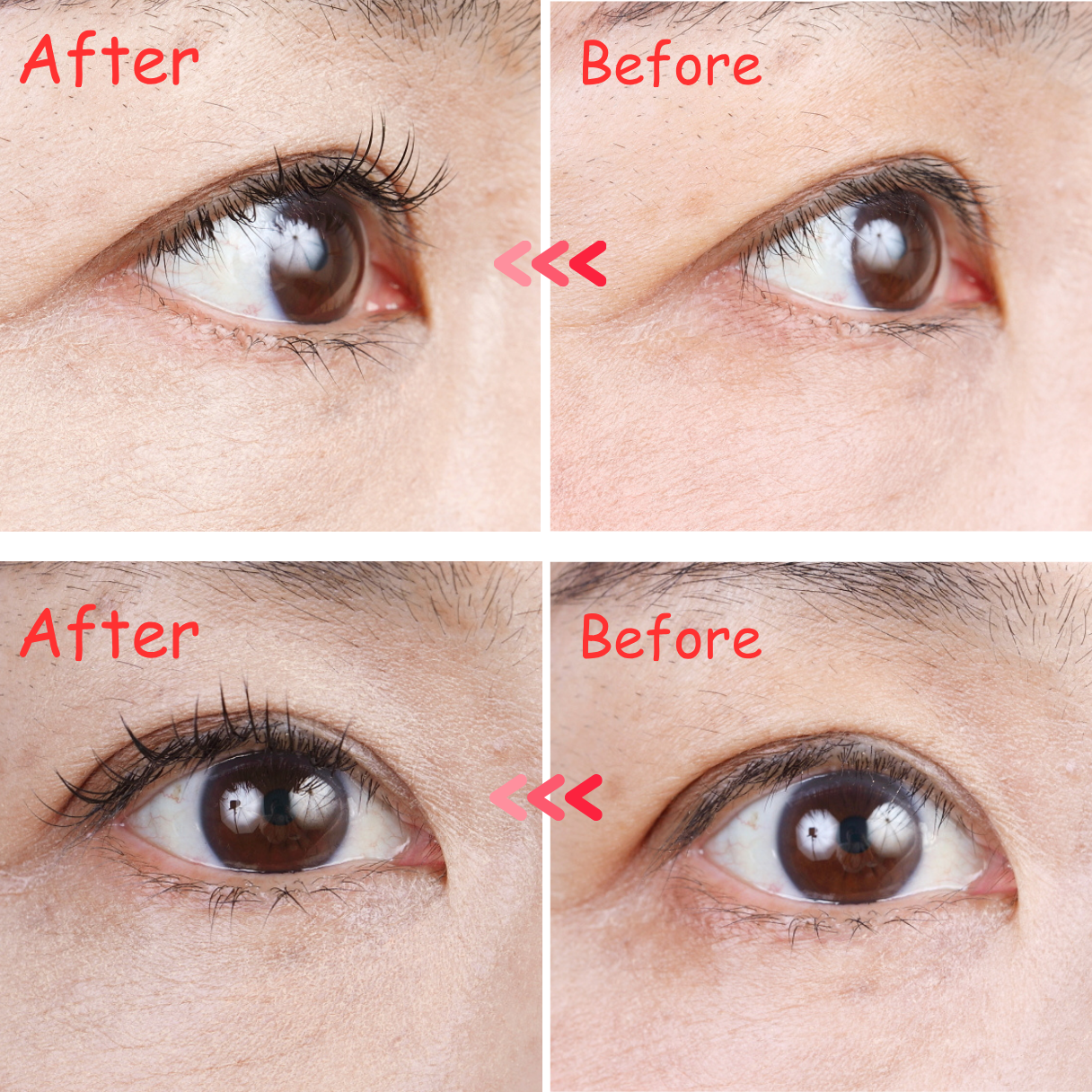 ケサランパサラン　アイラッシュデザイニング　before→after
