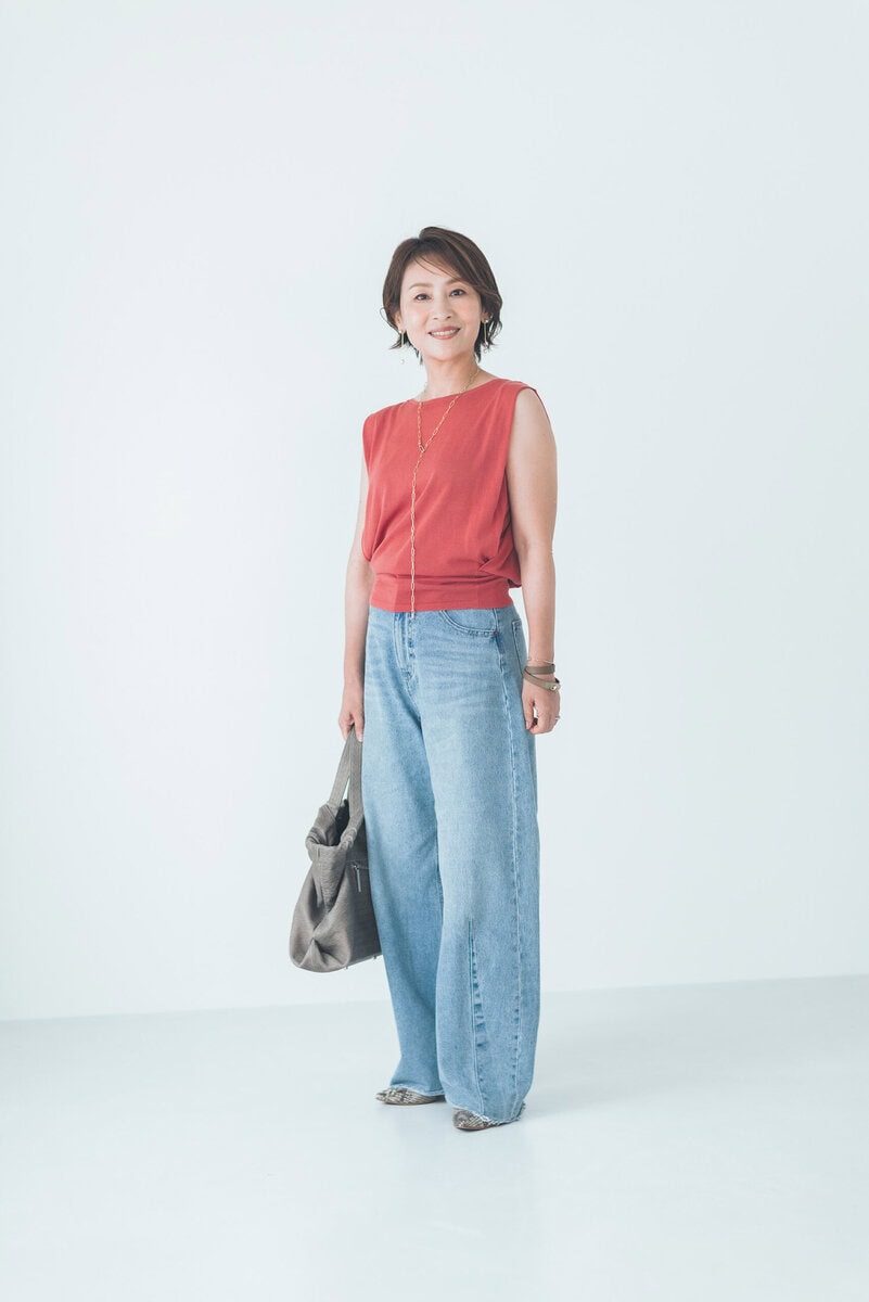 【いつものデニムコーディネート】年相応のトレンドデニムの着こなしが知りたい