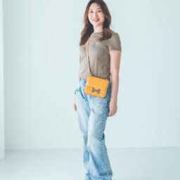 平栗雅代さんのいつものデニムコーディネート