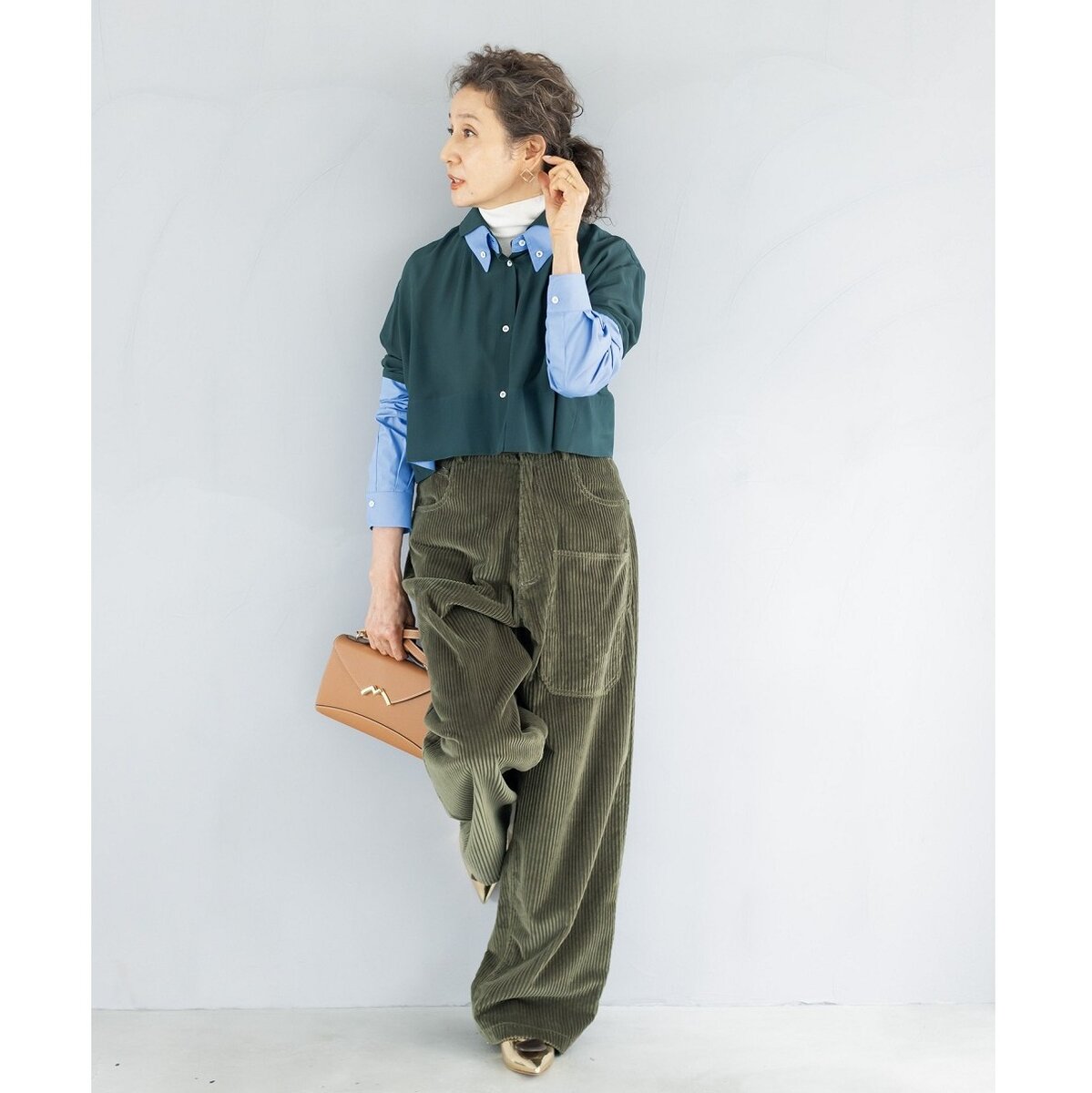 新品　main story コーデュロイパンツ　4y 60代ファッション】秋冬に取り入れたい「コーデュロイパンツ」を使った