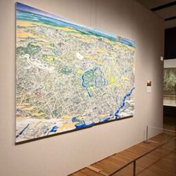 山口晃《東京圖1・0・4輪之段 槙楓図》山種美術館