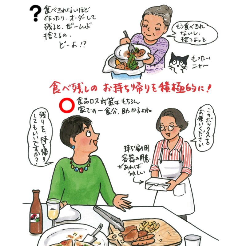 【60代の関心ごと】食べ残しの大量廃棄、もったいない！ 食品ロス問題、考えてみませんか？ 　【石川三千花さん・エッセイ】