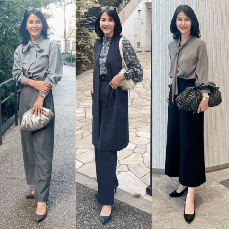 【第1位】【60代ファッション】「GU」「ユニクロ」「H&M」プチプラＭＩＸでトレンドも楽しむ！秋の大人コーディネート3選