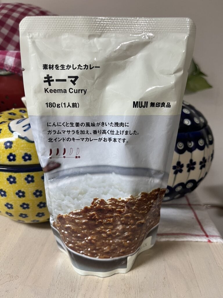 素材を生かしたカレー　キーマ　￥290／無印良品