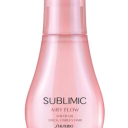 サブリミック エアリーフロー シアーオイル（洗い流さないトリートメント）100㎖ ¥3,850／資生堂プロフェッショナル