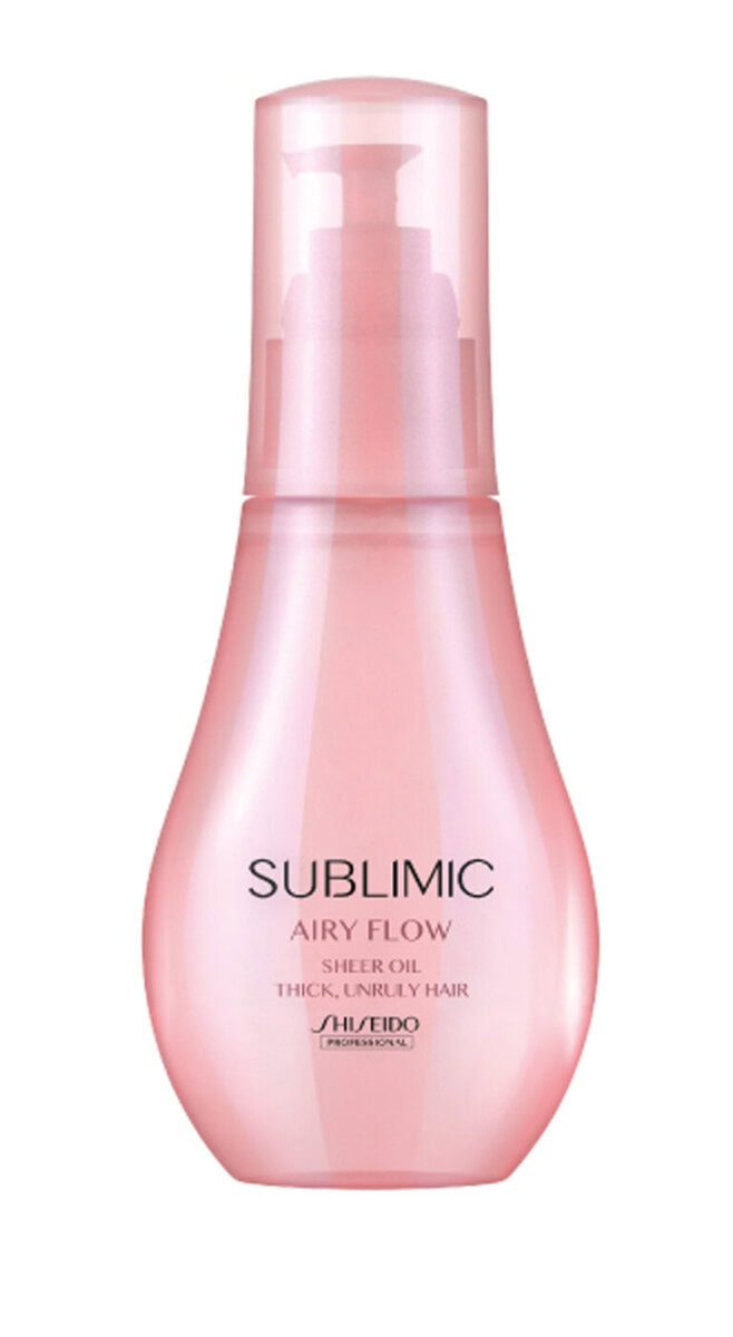 サブリミック エアリーフロー シアーオイル(洗い流さないトリートメント)100㎖ ¥3,850/資生堂プロフェッショナル