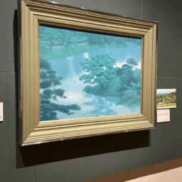 東山魁夷《緑潤う》山種美術館