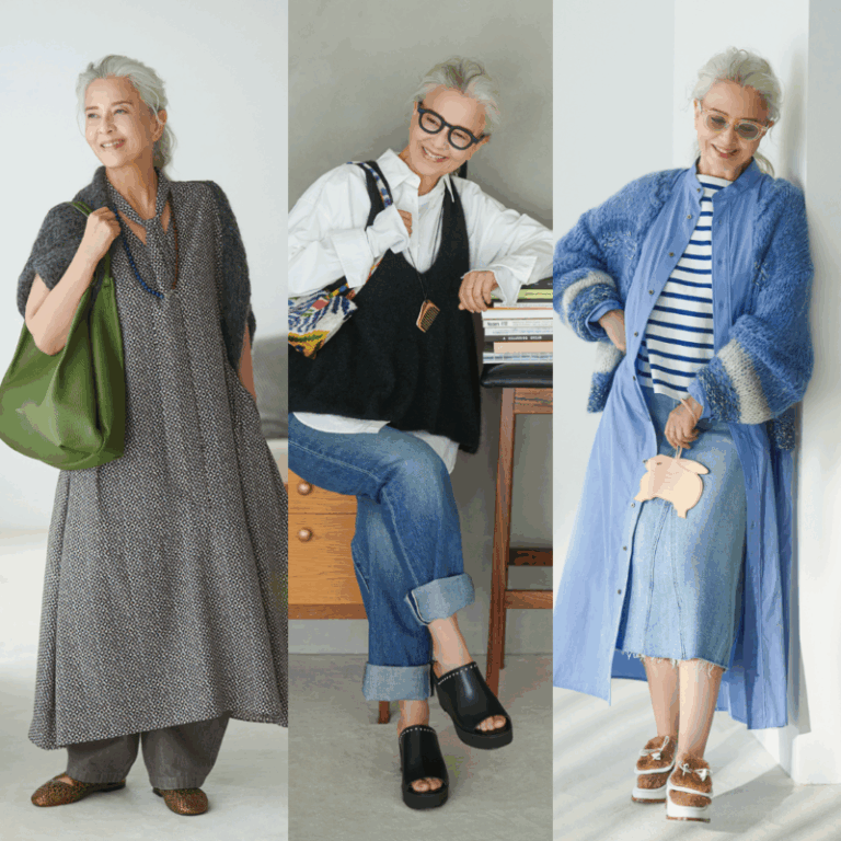 【第6位】【60代ファッション】おしゃれのお手本、結城アンナさんのデニムを使った3コーデ！「どう着るかで自分のスタイルはできるもの」