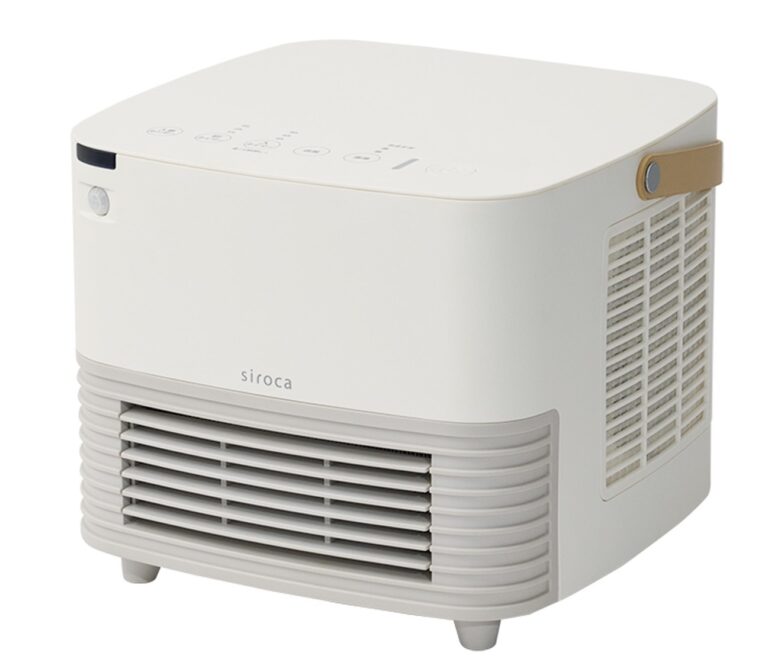 シロカ 人感センサー付き セラミックファンヒーター ポカCUBE
