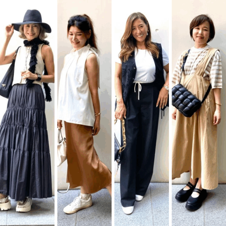 【第7位】【50代、60代スナップ 】ZARAのスカートやパンツetc.を上手に取り入れた「おしゃれマダム」の着こなし4選